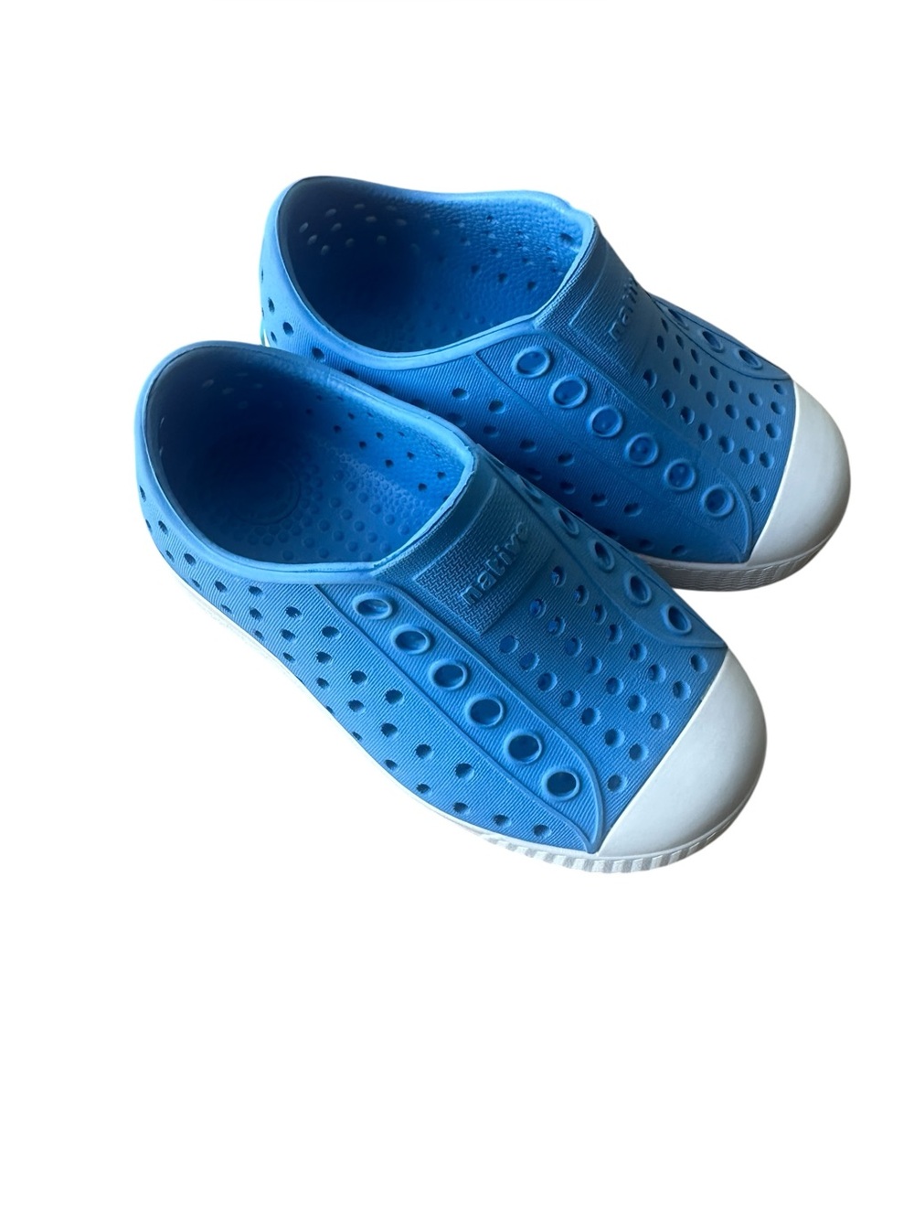 NATIVE Jefferson Sneakers
Toddler Kids size C6 sky blue white EUC - Picture 3 of 13